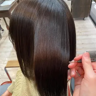 ミディアム 髪質改善☁️ ユイのヘアスタイル
