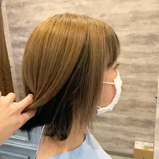 ミディアム カラー 🫟Blanco🫟 Color&Careのヘアスタイル