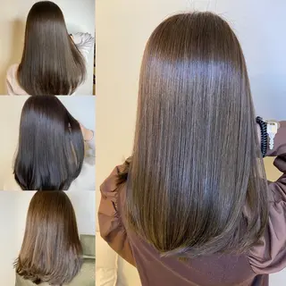 ロング パーソナルカラー骨格 顔タイプ 川野龍一のヘアスタイル