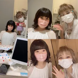 ショート カラー メンズ キッズ ✂︎ショート、ボブ、 レイヤー🩵YUMIのヘアスタイル
