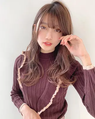 ミディアム カット講師 久保匠のヘアスタイル