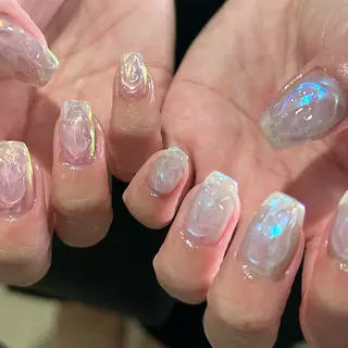 ネイル パラあり！フィルイン 美フォルムのネイルデザイン