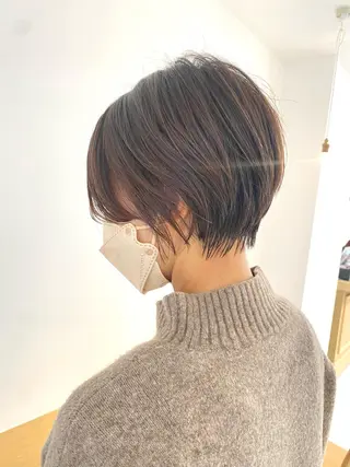 ショート カラー 安永 涼のヘアスタイル