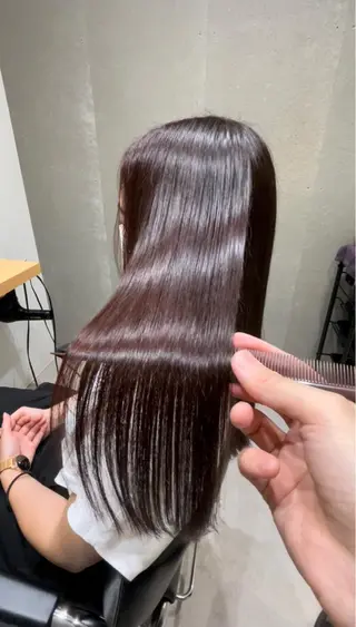 ミディアム 髪質改善ヘアケア 艶髪特化/上田のヘアスタイル