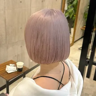 ミディアム カラー ヒビキ/モテ×愛され /ブリーチ特化のヘアスタイル