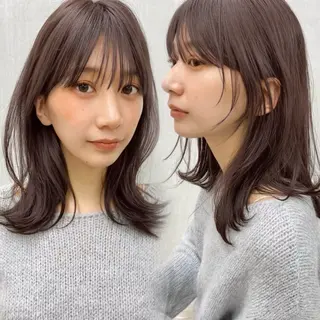 ミディアム カラー TOI所属・内野 龍海 / レイヤーカットのヘアスタイル