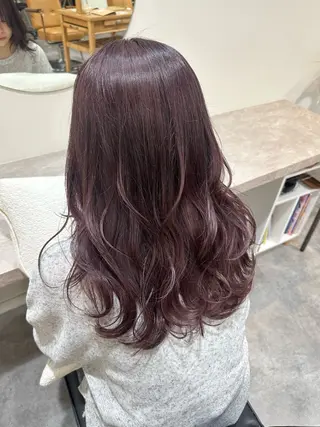 セミロング カラー ピンクカラー/ mana🎀のヘアスタイル