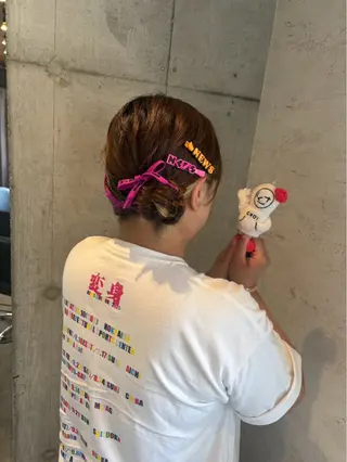 ロング ヘアアレンジ 美髪× ヘアセット✨Araiのヘアスタイル