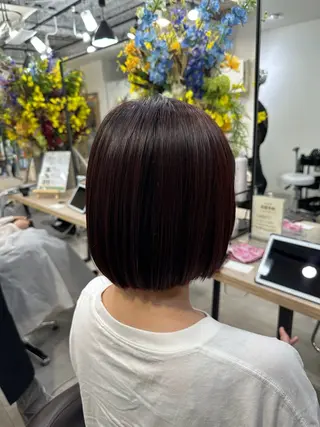 ショート 光を纏うツヤ感ロング Natsuki🤍のヘアスタイル