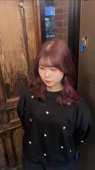 ロング 韓国ボブ特化/ 縮毛矯正/岩澤脩太のヘアスタイル