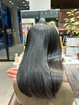 ミディアム パーマ 巻ける縮毛矯正/ 堺 健人のヘアスタイル