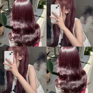 ロング カラー ブリーチなしカラー kana🐱のヘアスタイル