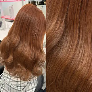 ロング カラー 履歴修正屋さん／ ブロンド／ホワイトのヘアスタイル