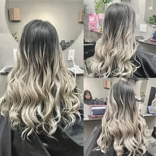 ロング カラー ヘアアレンジ キッズ ✨最強美容師✨ 💙にっしー西村💙のヘアスタイル