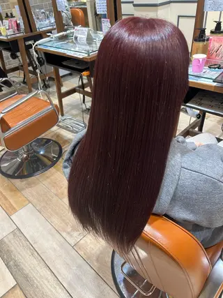 ロング カラー 須藤 向日葵のヘアスタイル