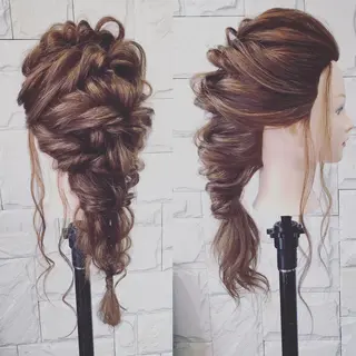 ロング ヘアアレンジ ✨🌿大人可愛い愛さ れhair🌿✨松本のヘアスタイル