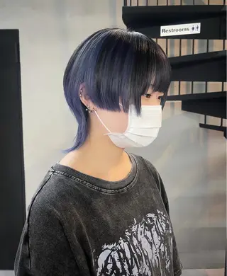 ショート 柏 ウルフ/レイヤー 田中佐和🐺のヘアスタイル