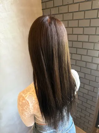 ロング カラー 田中 叶夢のヘアスタイル