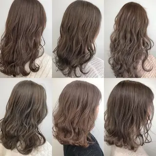 セミロング カラー 【透明感、艶髪】西村 有司のヘアスタイル