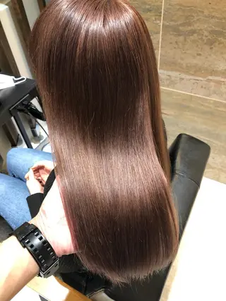 ロング カラー ⭐️横浜ブリーチ特化 美容師　堤涼⭐️のヘアスタイル