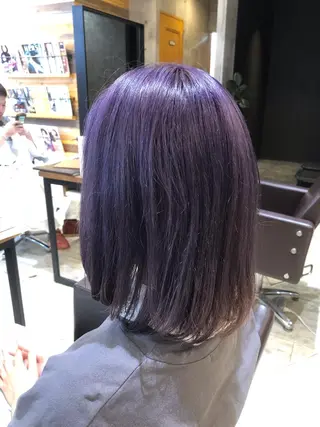 ミディアム カラー パーマ ヘアアレンジ メンズ キッズ ネイル マツエク・マツパ EnBlesS西宮 マンツーマン神道有基のヘアスタイル