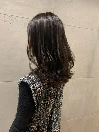 ミディアム 増田 晃士のヘアスタイル