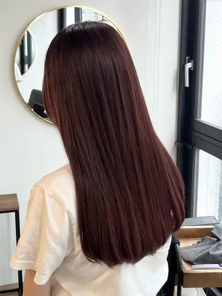 ロング カラー 広島韓国ヘア♡ たかみのヘアスタイル