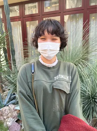 ショート カラー パーマ ヘアアレンジ HORN hairsalonのその他イメージ