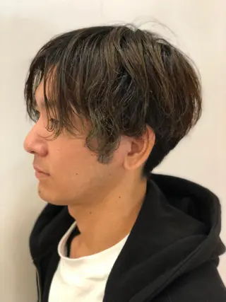 ショート カラー パーマ kawabe maikoのヘアスタイル