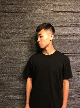 ショート パーマ メンズ 牧 颯斗のヘアスタイル