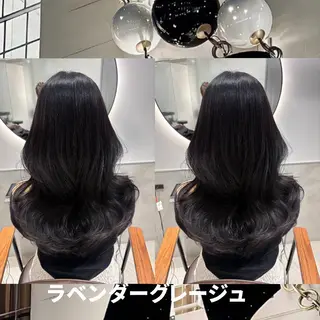 セミロング カラー ヘアアレンジ 🎀トップスタイリ スト湯川響🎀のヘアスタイル
