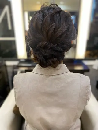 ミディアム ヘアアレンジ 石垣廣乃 /Hironoのヘアスタイル