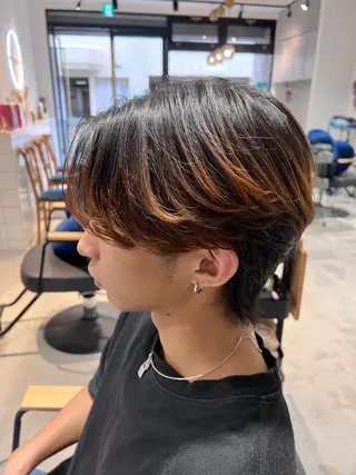 ミディアム パーマ メンズ メンズカットパーマ ✂️ JOYAのヘアスタイル