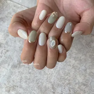 ネイル AERA nail shino🐱⸝꙳のネイルデザイン