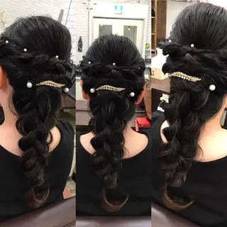 ロング ヘアアレンジ 大賀 海夕の眉毛・アイブロウイメージ