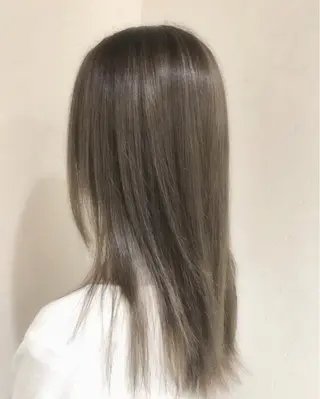 セミロング カラー パーマ ヘアアレンジ 縮毛矯正/美髪 髪質改善/石田幸輔のヘアスタイル
