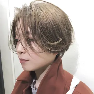 ショート カラー 坂本 裕介/パーマのヘアスタイル
