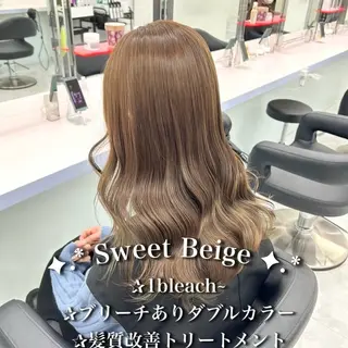セミロング カラー Wカラー/ブラウン /HIROMU🤎のヘアスタイル