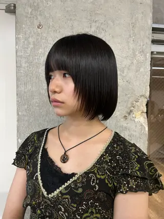 ミディアム 伊藤ほのか/パーマ /酸性ストレートのヘアスタイル