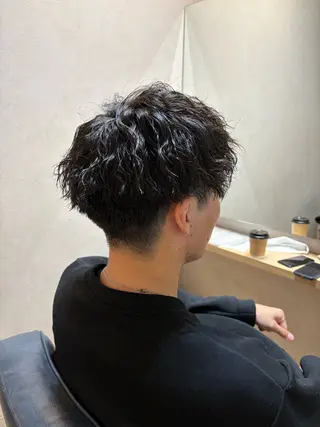 パーマ メンズ newi大分/ 磯部栞里／艶感カラーのヘアスタイル