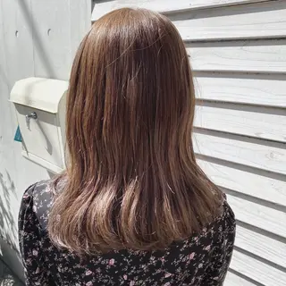 ミディアム カラー 🪭risa 暖色/レイヤー🪭のヘアスタイル