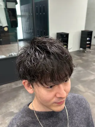 ショート パーマ メンズ ！メンズ特化！ 田中健輔のヘアスタイル