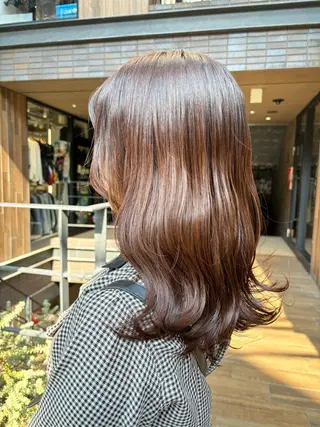 ロング カラー すぐ巻ける縮毛矯正 🍀勝倉　麗のヘアスタイル
