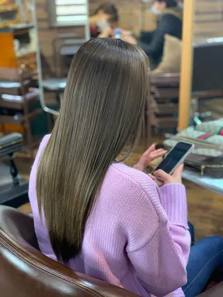 ロング 川名 充✂️のヘアスタイル