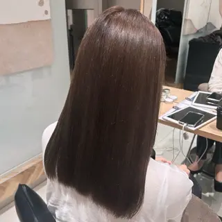 カラー サラ艶/韓国ヘア ︎🌟璃奈 (リナ)のヘアスタイル