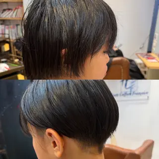 ショート 三牧 烈々のヘアスタイル