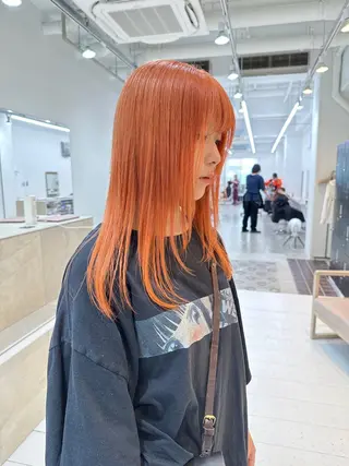 セミロング カラー マンツーマン施術🦋 ayajuのヘアスタイル