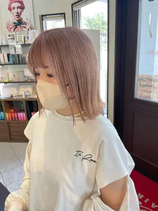 ミディアム カラー コレットヘアー 田中アヤノのヘアスタイル