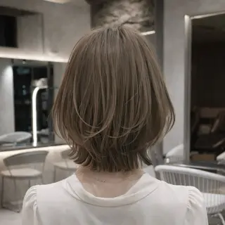 ミディアム カラー 《髪質改善✖️レイヤ ー🩶》ナオヤのヘアスタイル