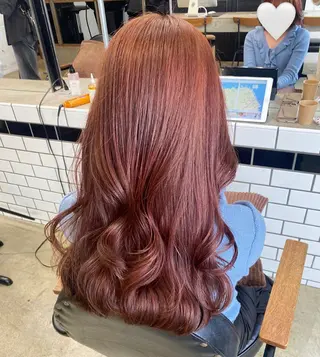 ロング カラー 韓国風レイヤーカット 🍒サンジキ アカリのヘアスタイル